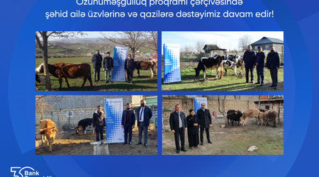 Bank Respublika şəhid ailələrinə və qazilərə dəstək olmağa davam edir!