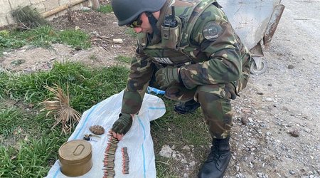 Bakıda hərbi sursatlar tapılıb