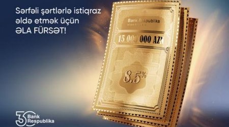 “Bank Respublika” 15 milyon manatlıq istiqraz yerləşdirib