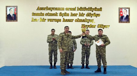 Azərbaycan Ordusunda yarış keçirildi
