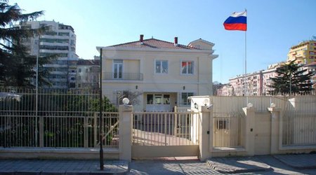Rusiya səfirliyi önündə etiraz aksiyası - CANLI