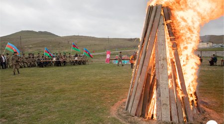 “Nar” Novruz bayramını azad edilmiş ərazilərdə əsgərlərlə qeyd etdi