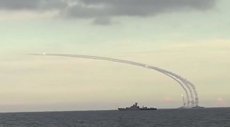 Ukrainian Air Force: Russia bombing Ukraine from Caspian Sea
