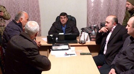 Araik Artunyan Xocalı ərazisinə gəlib