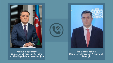 Azərbaycan və Gürcüstan XİN rəhbərləri arasında telefon danışığı olub