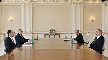 President Ilham Aliyev receives Georgian Vice PM