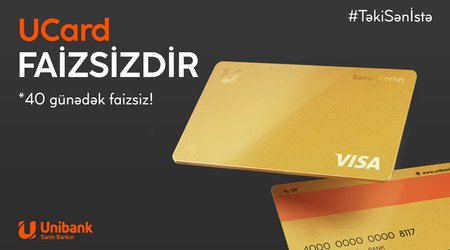 Unibankdan ölkədə bir ilk - Multivalyutalı bank kartı