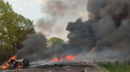 27 killed in road accident involving bus, fuel truck, passenger car in Ukraine