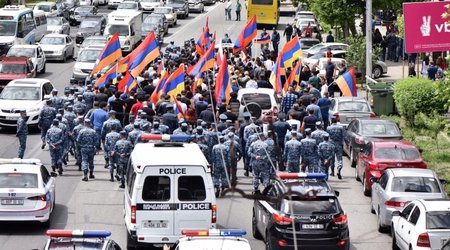 Armenian opposition begins rally in Yerevan, demanding Pashinyan's resignation