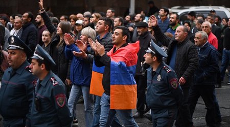 Police detain second Armenian president’s son during Yerevan protests