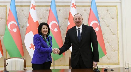 Президент Грузии поздравила Ильхама Алиева