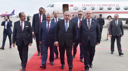 Mustafa Şentop Azərbaycana gəldi