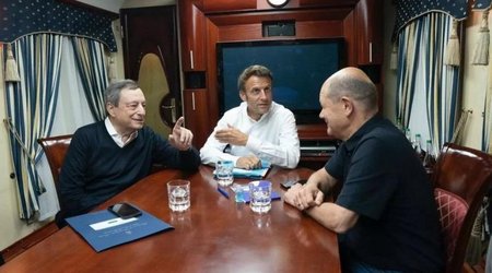German, French, and Italian leaders visit Ukraine, say reports