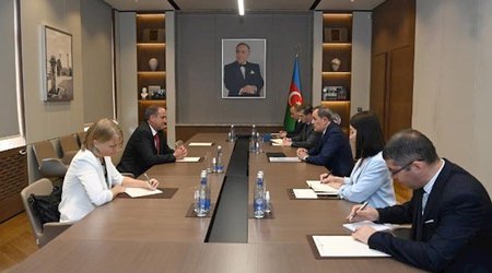 Ceyhun Bayramov Macarıstan səfiri ilə görüşdü