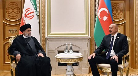 Aşqabadda Azərbaycan və İran prezidentlərinin görüşü olub - YENİLƏNİB