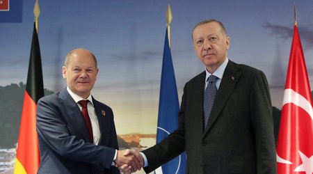 Erdogan, Scholz meet within NATO Summit
