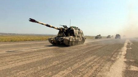 Ракетно-артиллерийские подразделения ВС Азербайджана проводят практические занятия