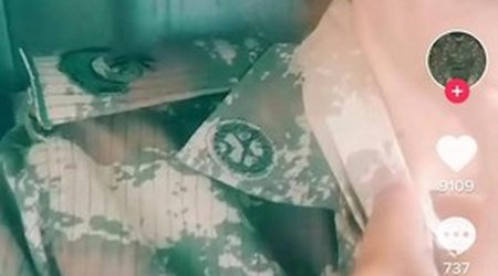 “TikTok”da özünü hərbçi kimi təqdim edən qadınla bağlı AÇIQLAMA