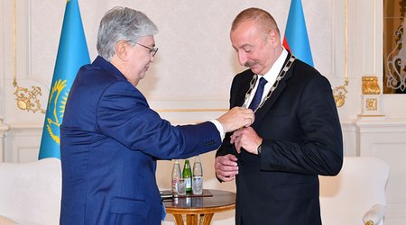 İlham Əliyev “Altın kıran” - “Qızıl qartal” ordeni ilə təltif olundu