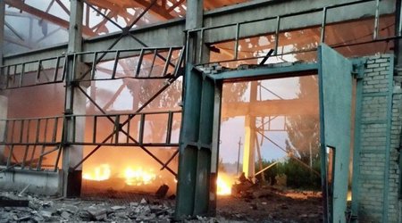 Explosion in Ukraine’s Horlivka