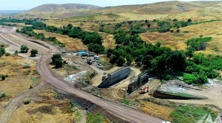 Строительство автодороги Физули-Гадрут на завершающей стадии