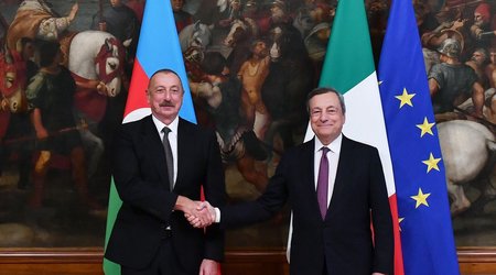 Президент Ильхам Алиев встретился с председателем Совета министров Италии