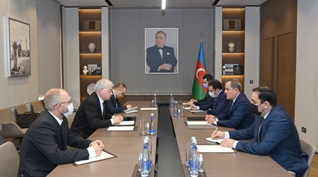 Ceyhun Bayramov Rusiya XİN başçısının xüsusi nümayəndəsi ilə görüşüb