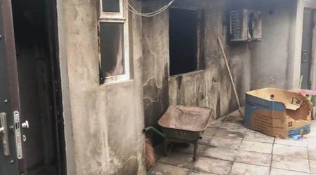 В Сумгайыте мужчина из ревности поджег дом соседей - ФОТО