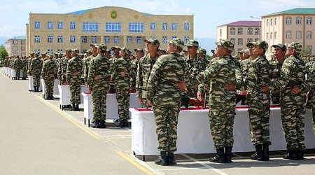 Bakıda kursantların andiçmə mərasimi keçirildi