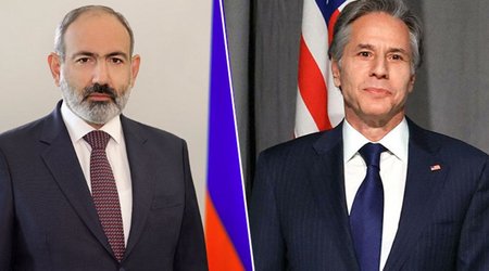 Pashinyan phones Blinken over situation on Armenian-Azerbaijani border