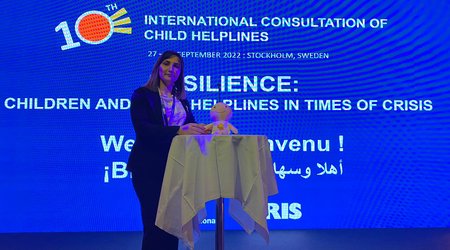 Azercell-supported "Azerbaijan Children Hotline" is presented at the conference in Stockholm