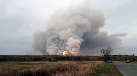Explosion in Ukrainian city of Melitopol