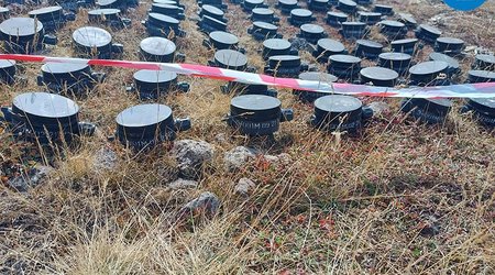 Laçın istiqamətində basdırılan növbəti minalar zərərsizləşdirilib