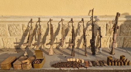 Numerous weapons and ammunition found in Fuzuli district