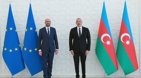 В Праге началась встреча президента Ильхама Алиева с президентом Совета ЕС