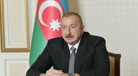 İlham Əliyev Praqada tədbirə qatıldı