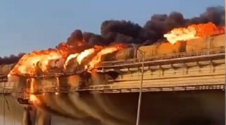 В Кремле отреагировали на взрыв на Крымском мосту