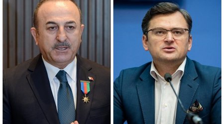 Turkish, Ukrainian FMs mull recent developments in phone call
