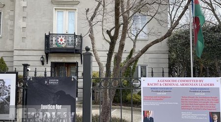 Car of Azerbaijani embassy in US shelled from pneumatic weapon