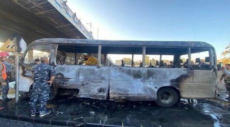 Suriyada orduya məxsus avtobusda partlayış törədilib,