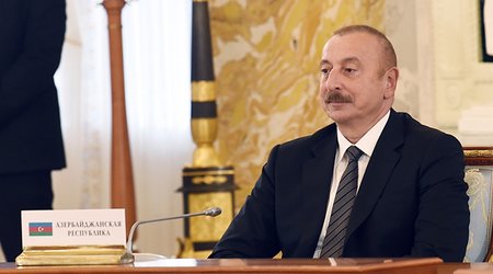 Ильхам Алиев принял участие в официальном приеме в Астане