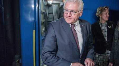 German president arrives in Ukraine for first time since outbreak of hostilities
