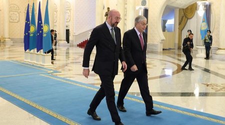 Charles Michel meets with President Tokayev