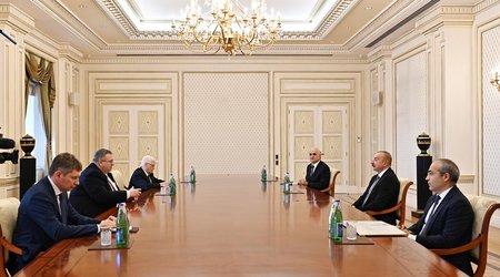 İlham Əliyev Rusiya Baş nazirinin müavinini qəbul edib
