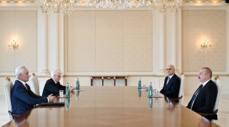 İlham Əliyev Rusiya Baş nazirinin birinci müavinini qəbul edib