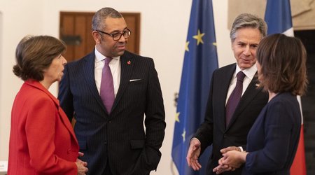 UK, US, Germany, France discuss threat to int'l security posed by Iran
