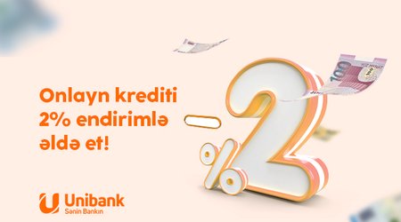 Unibank kredit faizini endirdi