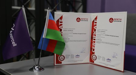“Antikorrupsiya idarəetmə sistemi” üzrə Azercell-in sertifikasiyası uğurla yenilənib
