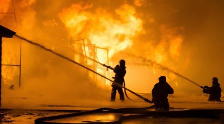 Five children and two adults killed in fire in Russia