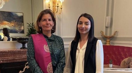 Leyla Abdullayeva meets new French Ambassador to Azerbaijan